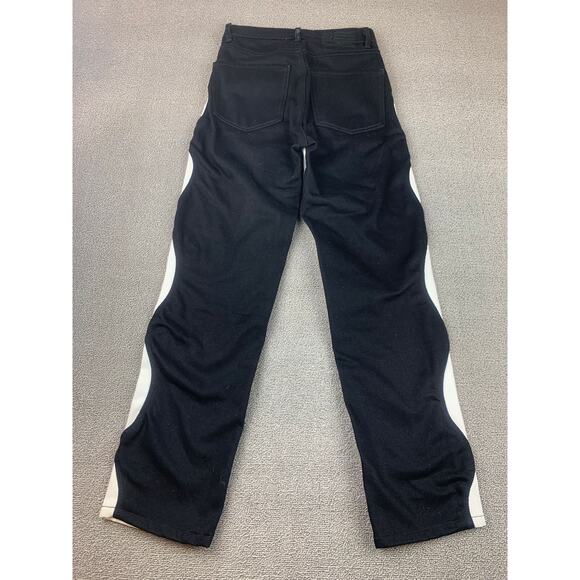 Revice Ex Boyfriend On & Off Again Jeans 25 Black White Button‎ - Picture 2 of 15